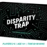 Disparity Trap Game Set - The Unfair Game of Life - 1 Rulebook, 1 Gameboard, 6 Pawns, 12 Justice Power Tokens - Ages 14+ - 60-90 Minutes Playtime