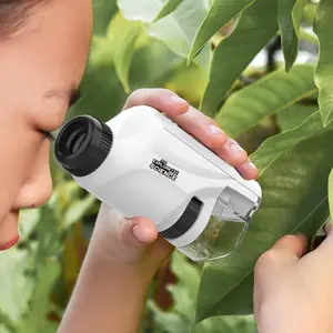 FFOrder Kids Portable Microscope Toy with Slides (English)