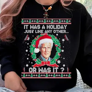 Keith Morrison Christmas Ugly Sweater, True Crime Fan Holiday Sweatshirt, Dateline Funny Quote Merch, Unisex, Oversized