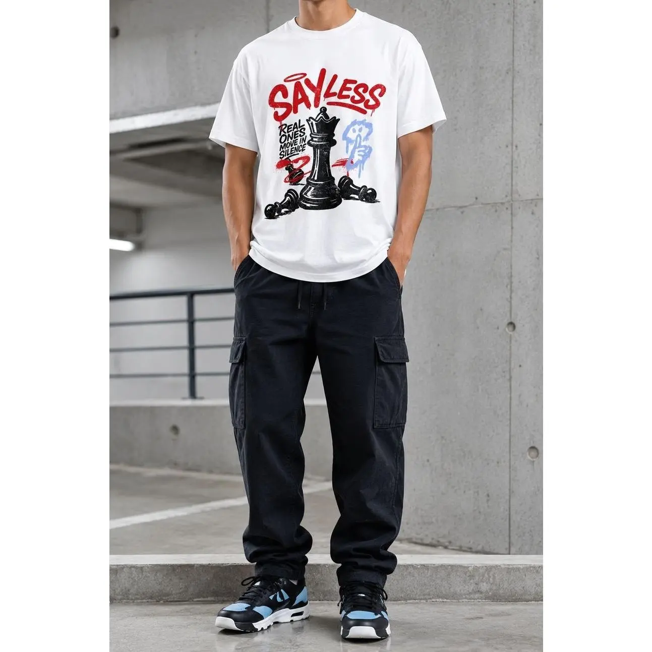 Say Less Sneaker Tees J D5 Fire Red Unisex Streetwear
