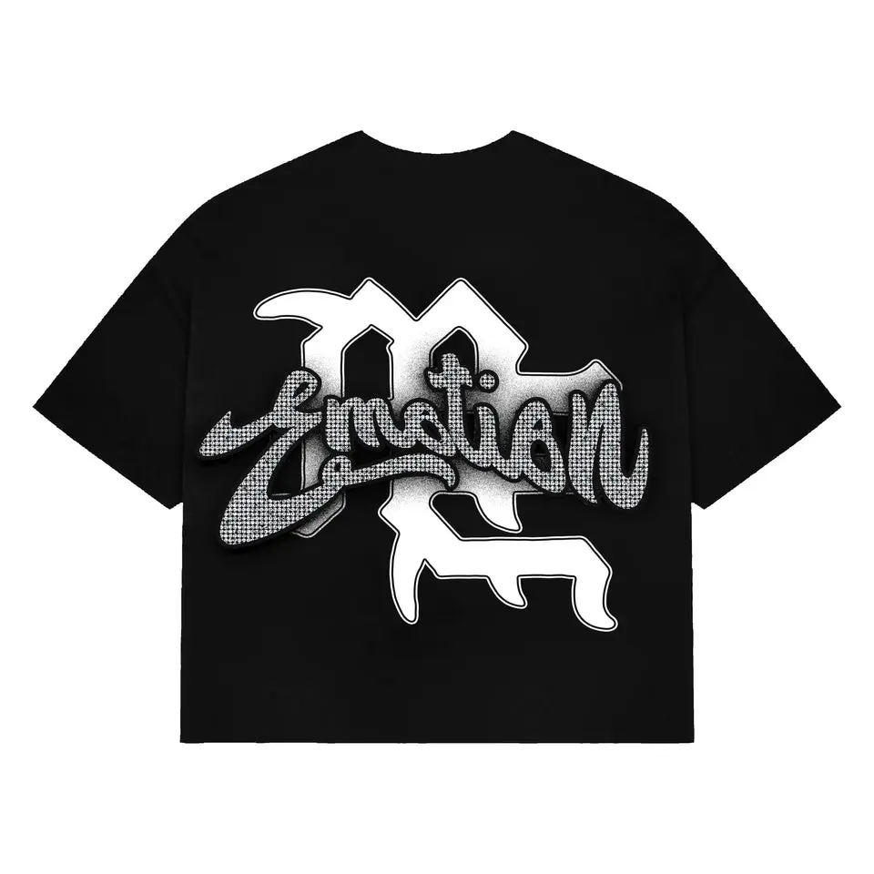 Black “Rhinestone” Cropped Tee - TikTok Shop