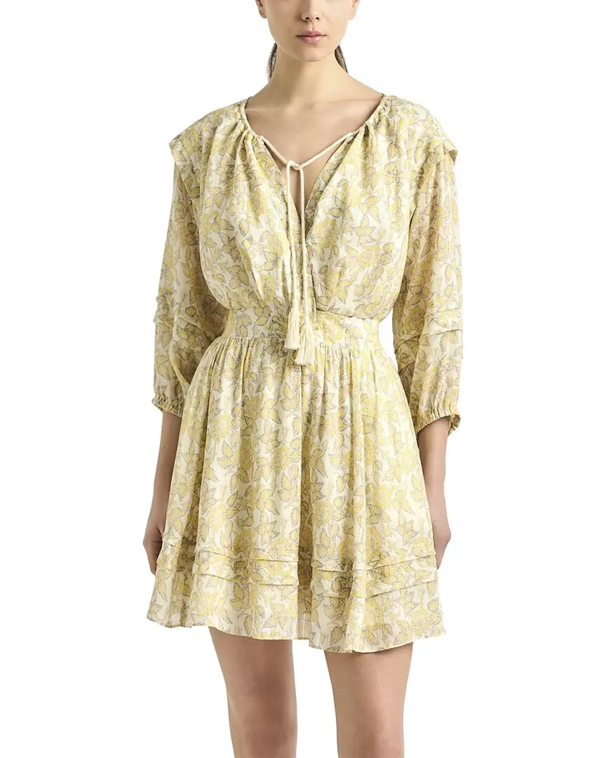 Derek Lam 10 Crosby Solange Printed Voile Dress