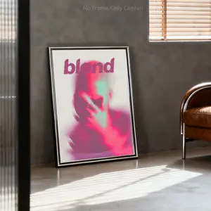 Retro Style Frank Ocean's Second Studio Album Canvas Print, Modern Wall Art Decor for Living Room & Bedroom, Perfect Gift Idea