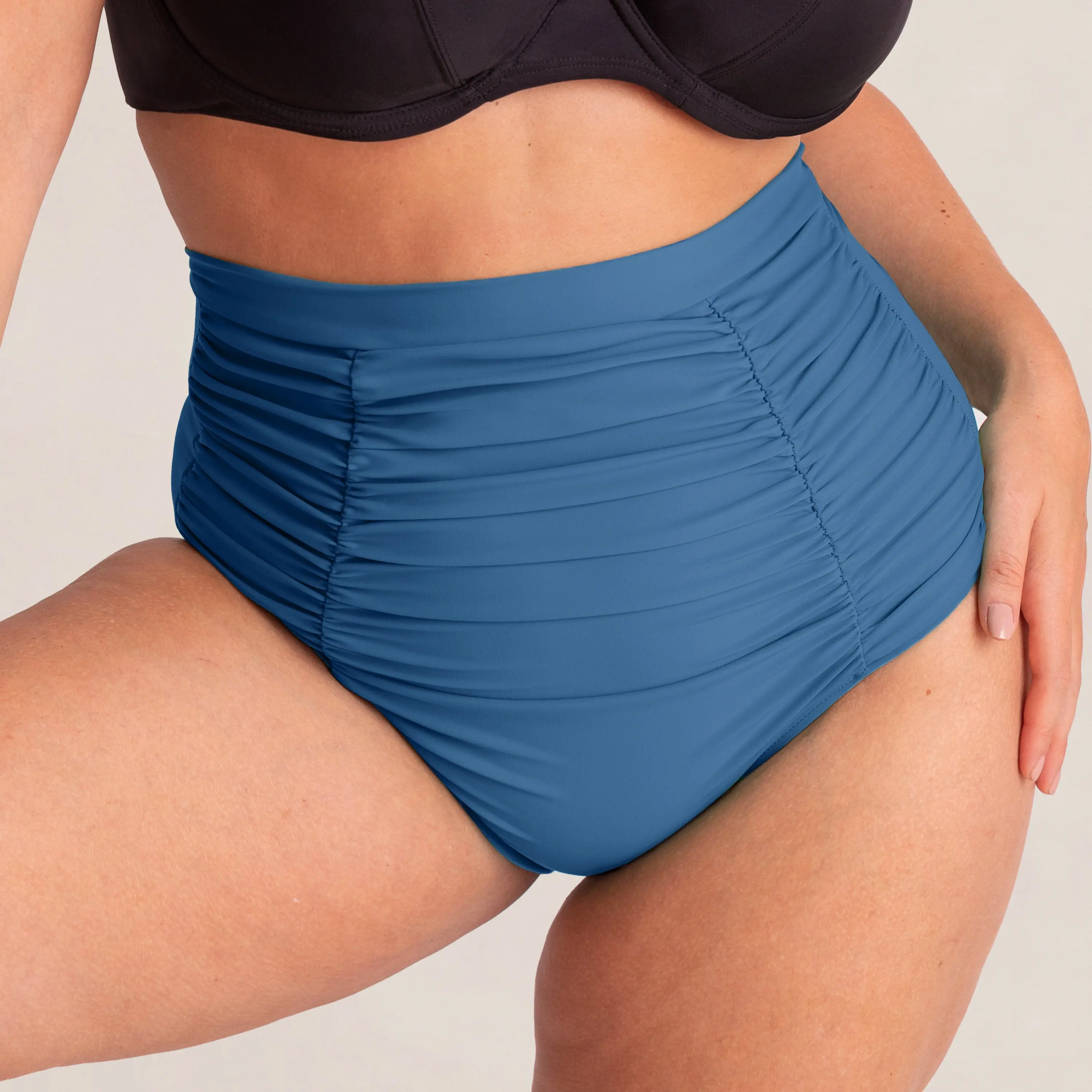 Shapermint Essentials High-Waisted Control Bikini Bottom | Tummy Control Swim Bottom with Full Coverage & UPF 50 Shapermint Essentials High-Waisted Control Bikini Bottom | Tummy Control Swim Bottom with Full Coverage & UPF 50