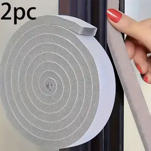 4m Polyurethane Foam Weatherstrip Self-Adhesive Seal Strip, Soundproof Door Gap Sealer, Dust & Wind Proof Window Seal, for Plastic & Steel Sliding Windows