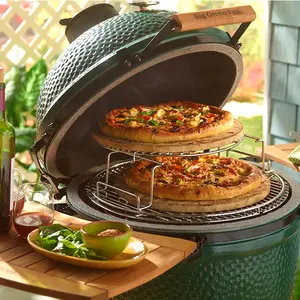 18.5" SUS304 Stainless Steel Round Cooking Grid Grates Compatible with  Large, Kamado Joe,  &