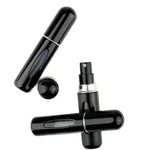 2PCS 5ML Refillable Perfume Atomizer, Portable Leak Proof Mini Cologne Travel Spray Bottle, Reusable Liquid Storage Container for Daily Outdoor Use