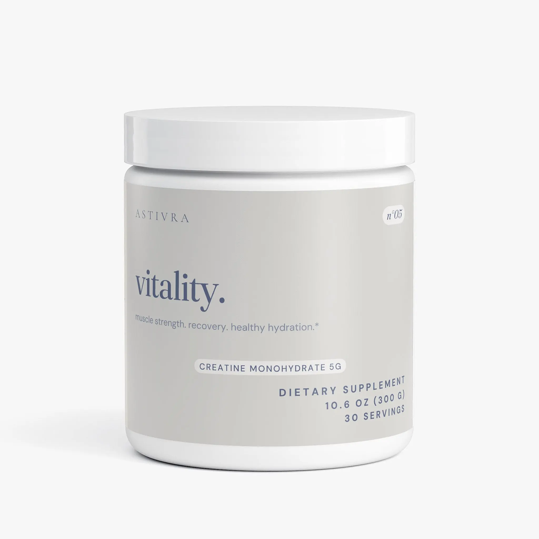 Astivra Vitality - Creatine Monohydrate Powder with Electrolytes, Muscle Support