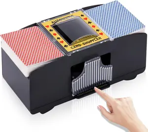 Automatic Card Shuffler, Battery-Operated Electric Shuffler, Card Game for Poker, Home Card Game, UNO, Home Party Game