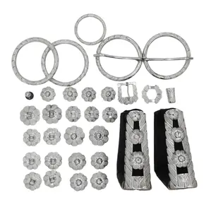 Montura Charra Juego De Herrajes Acero Inoxidable Set