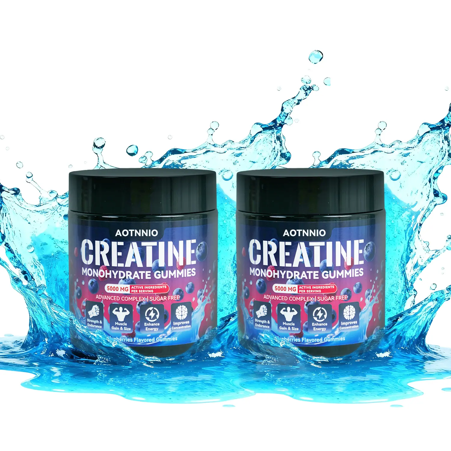 Creatine Monohydrate andCarnitine Gummies - Energy Boost, Fitness Supplement - Sugar-Free Creatine Monohydrate andCarnitine Gummies - Energy Boost, Fitness Supplement - Sugar-Free