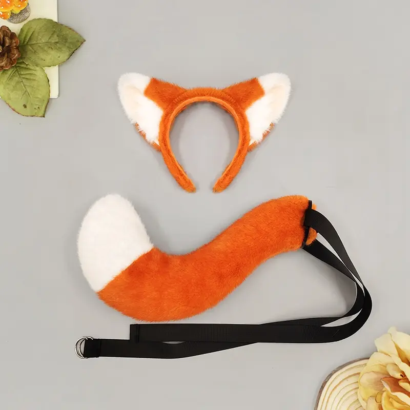 Nick Fox Ears and Tail Set for Christmas Halloween Cosplay  display picture 3