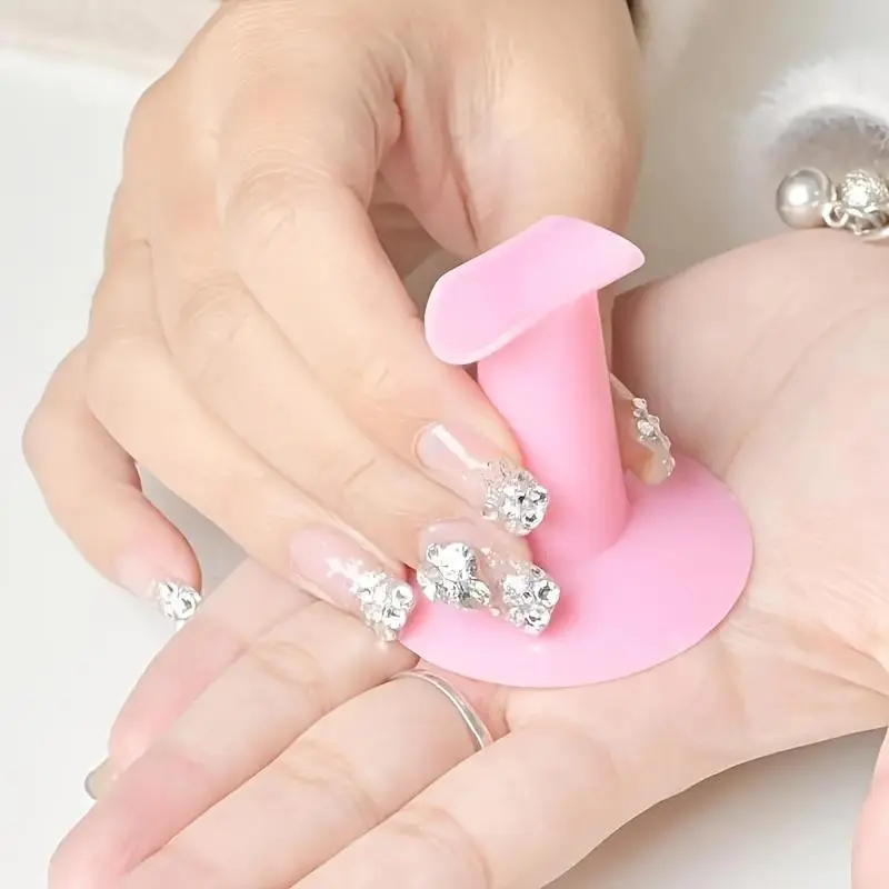 1pc Smudge-Free Comfort Fit Finger Holder - Precision Support for Manicures & Pedicures - Unscented Essential Tool for Nail Enthusiasts
