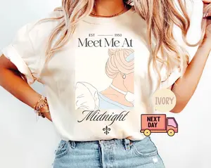 Meet me at Midnight Comfort Colors Shirt - Cinderella Inspired Shirt