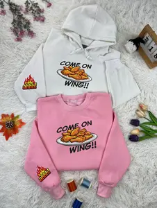 Come On Wing… AHHH! – Unhinged Mood Activated Embroidery Sweatshirt