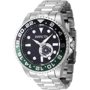 Invicta Men's 47296 Pro Diver  Automatic 3 Hand Black Dial Watch