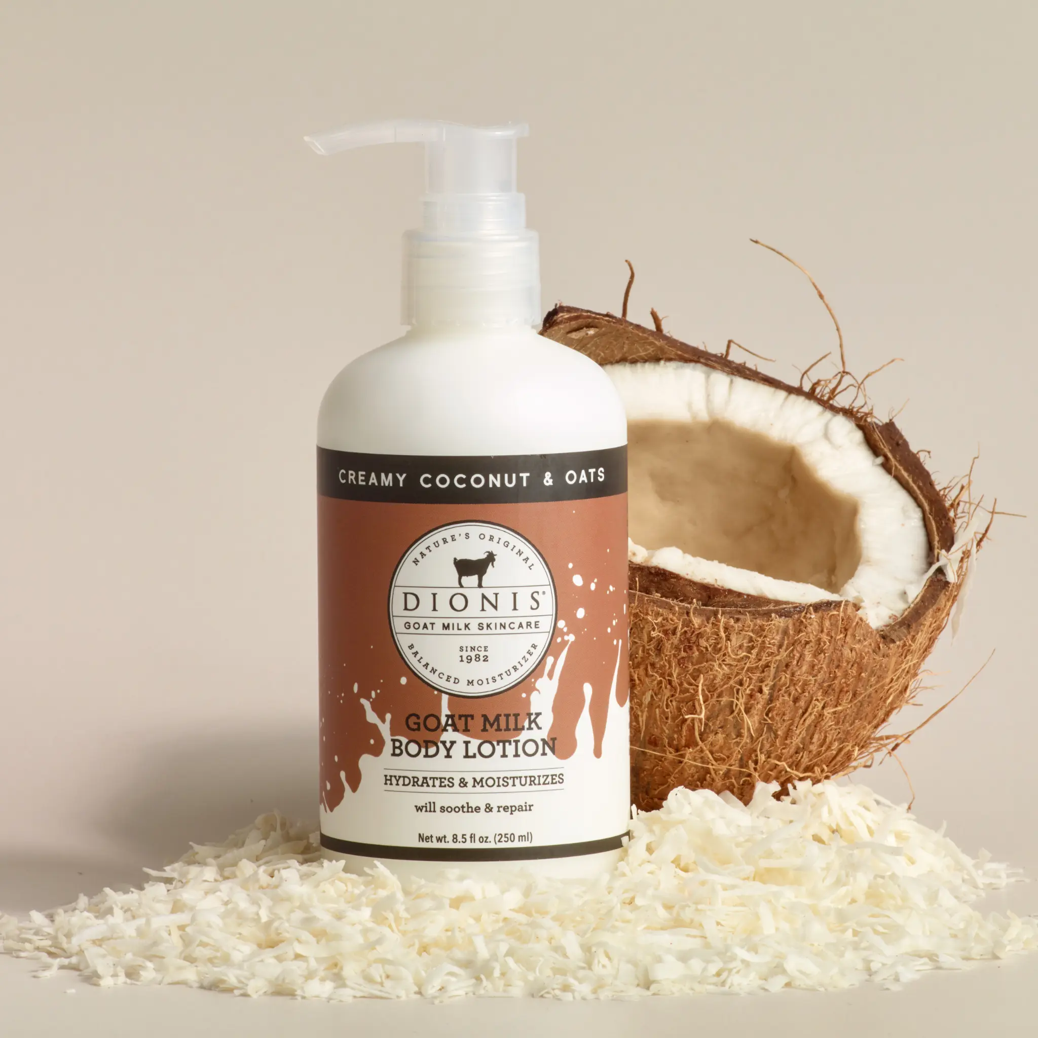 Creamy Coconut & Oats Goat Milk Body Lotion Creamy Coconut & Oats Goat Milk Body Lotion