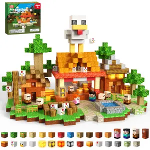 Magnetic Blocks -200pcs,Light Up Magnetic Building Blocks,Toy Building Set for Kids 3+,  3D Construction Build Toys STEM Sensory Magnet Cubes Christmas Birthday Present