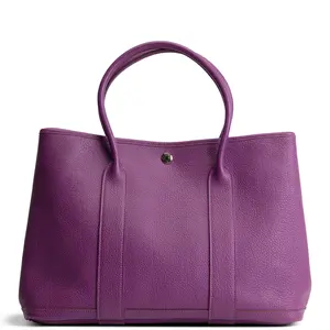 Pre-owned Hermés Negonda Leather Tote Bags HERMES Garden Party 36 Anemone