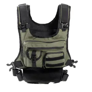 Outdoor Tactical Breast Bag Multifunctional Vest Multi-Pocket Sports Running Vest Cycling Accessory Bag