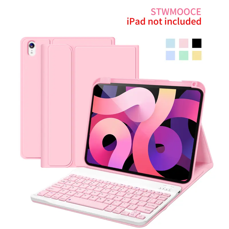 ipad air 4th generation case with keyboard and pencil holder