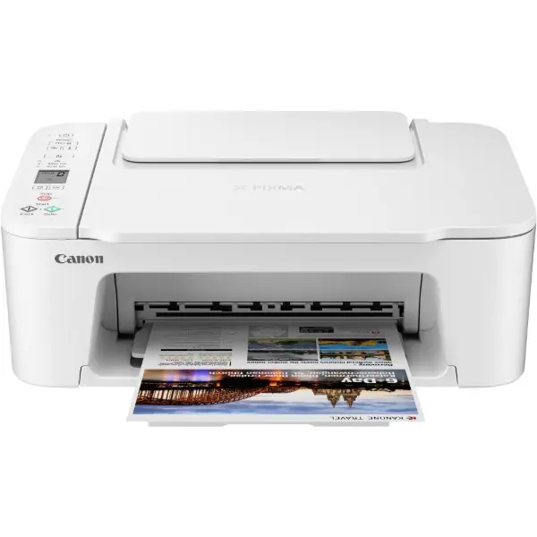 All-in-1 Wireless Color Inkjet Printer - Print, Scan, Copy Functions, Wi-Fi Connectivity, Mobile Printing, Compact Home Office Use