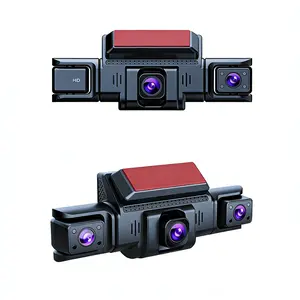 360 Degree View 4 Channel Dash Cam 1080P Night Vision 180° Rotatable Lenses Built-in WiFi Collision Sensor 24H Loop Record Parking Monitor Free 64G/128G Memory Card