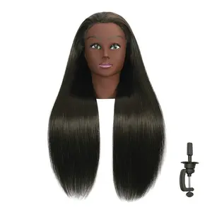 30 Inch 20% Real Human Hair Mannequin  with Stand for Hairdresser Practice Manikin  Doll   Braiding Styling Curling  Display