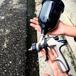 DV1-B HVLP Gravity Feed Spray Gun 1.3mm Tip Basecoat Paint Sprayer Professional Car Refinishing Tool