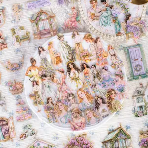 Romantic Farm Life Series Sticker Pack, Pet Material, 20 Sheets/bag, Country Theme Decorative Stickers for Journals & Water Bottles, DIY Sticker