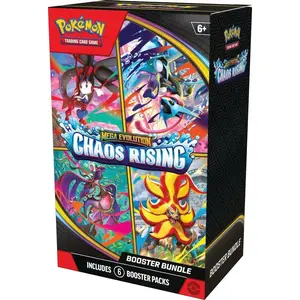 [Pre-Order] Pokémon TCG Mega Evolution Chaos Rising Booster Bundle (6 Packs) [Release 5/22/2026]