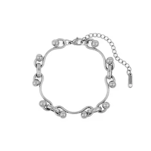 Chromantic Y2K Gorpcore Stainless Steel Unjsex Wire Ball Chain Bracelet for Men and Women
