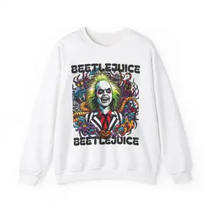 Crewneck Sweatshirt Beetlejuice/Lydia Classic Colla