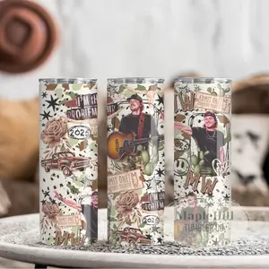 20oz Wallen I’m The Problem Tour Tumbler, MW Drinkware Water Bottles Cup Portable Washable Reusable