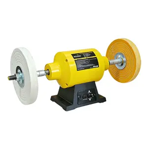 Woodskil 10 Inch Bench Buffer Polisher, Dual Speed 1750/3450RPM Electric Buffing Machine with Heavy Duty Cast Iron Based for Jewelry, Metal, Rock, Wood, Garage, Workshop, ‎TDS-250BGDS