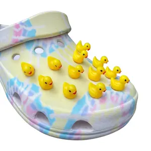 3D Resin Rubber Duckie Shoe Charms