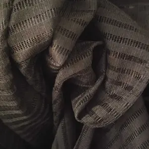 Men Black Striped Half Sleeve Pullover, Casual Bohemian Semi Sheer V-Neck Cape Robe