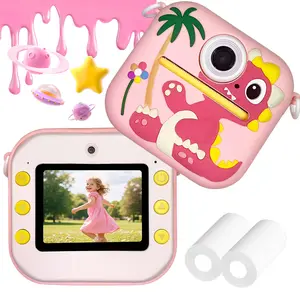 Dinosaur Toy Phone & Instant Print Camera for Kids, Diverse Style Options, Top Gift for 3-12 Year Olds on Christmas & Birthdays