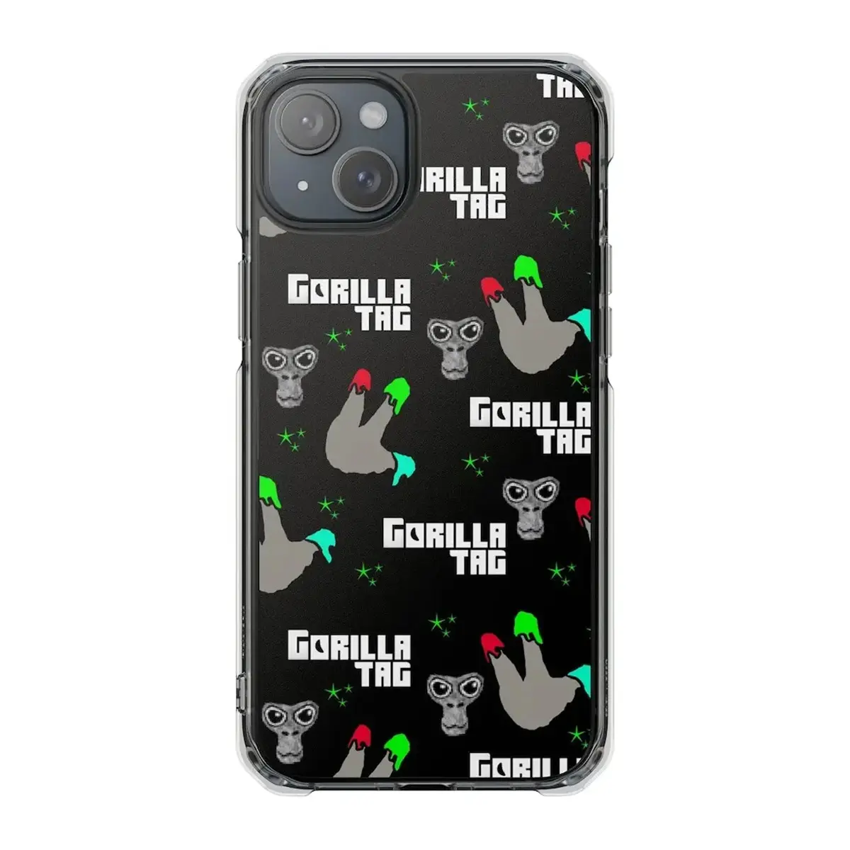 Funny Gorilla Tag Game Phone Case for Iphone, for Samsung , Phone Accessories, Cute Phone Case, Fashion Case, Perfect Gift for Her/Him, Creative Dual Layer Case