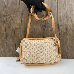 Pre-owned Celine leather Crossbody Bags Macadam Vintage Mini Crossbody Bag qg1310