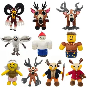 Deer Plush Toy Stuffed Animal Soft Plush Deer Doll Cute Forest Animal Plush Gift for Kids Birthday Christmas