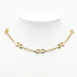 Pre-owned Givenchy 1 Small Leather Goods G Logo Necklace (warehouse)