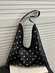 Large Capacity Fashion Handbag, Stylish Casual Shoulder Bag for All Seasons, Trendy Crossbody Small Square Bag, Pu Tote Satchel