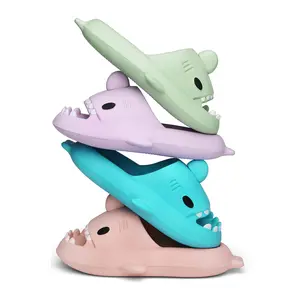 Men's And Woman's Shark Sandals Slippers Cushioned Cloud slippers Novel Pillow Slippers