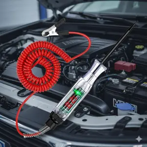 Car Voltage Tester Pen - Dc digital multimeter for Truck Battery & electrical System Diagnosis, Accurate Automotive Repair Tool