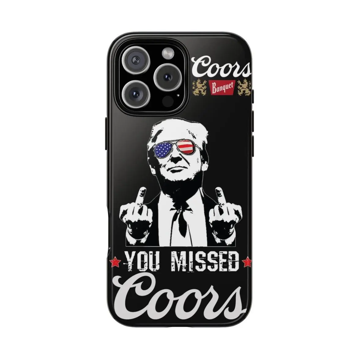 You Missed Co0r's B*er Trump Phone Case, iPhone 16 Pro Max, iPhone 15 14 13 12 11 Pro Max 8 Plus X Accessories Protection, Gildan
