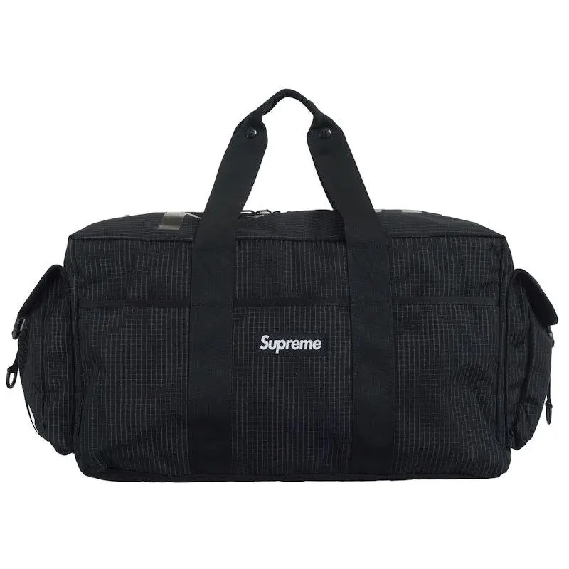 Supreme Duffle Bag (SS24) Black by StockX Supreme Duffle Bag (SS24) Black by StockX
