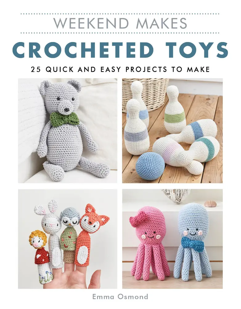 USED-Weekend Makes: Crocheted Toys: 25 Quick and Easy Projects to Make by Osmond, Emma (Paperback)