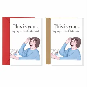 1/2 Set, Funny Happy Birthday Card, Unique Birthday Gifts, Birthday Decorations, Unique Birthday Gifts for Mom, Happy Birthday Card for Mom Women Sister Her Best Friend, Mothers Day Card Including Envelope, Custom Message Card