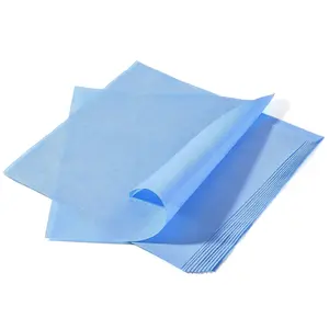 Autoclave CSR Sterilization Wrap 12"x12" 50pcs SMMS Non-Woven,Sterilization with Steam & EO, 60g Blue Non-Sterile Pads